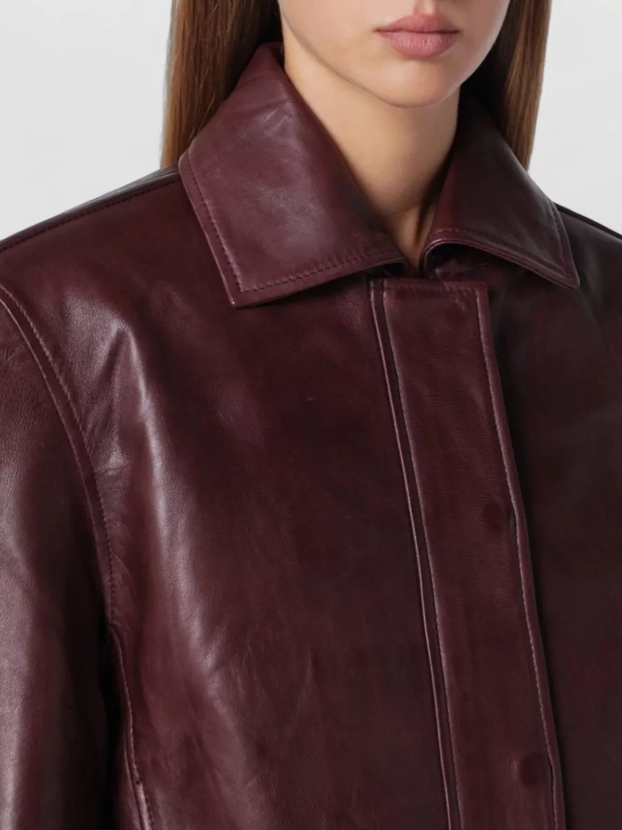 Rotate leather jacket