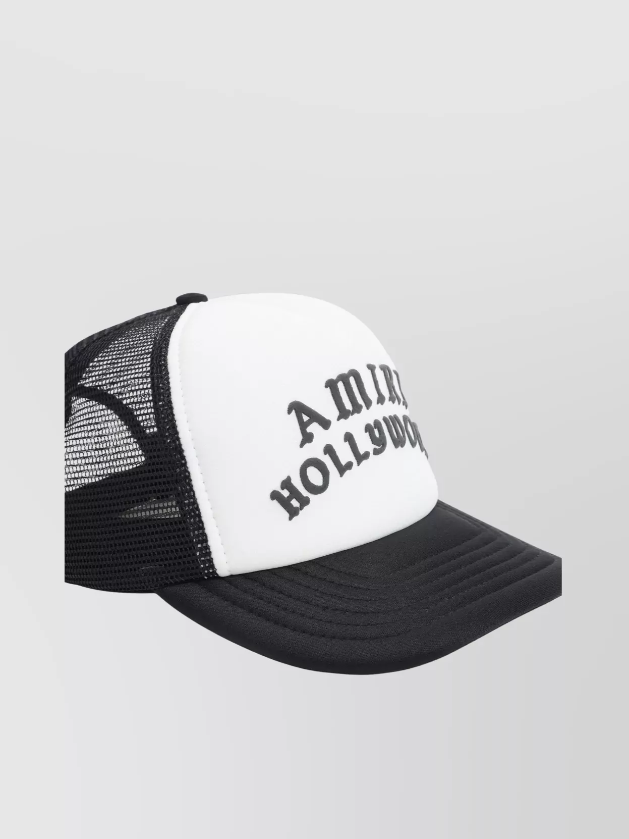 Shop Amiri Hollywood Trucker Hat Mesh Back