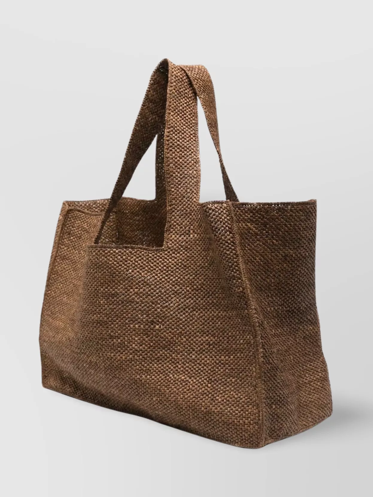 Themoiré Raffia Woven Tote Bag