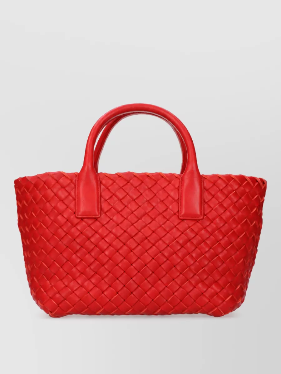 Bottega Veneta Cabat Mini Leather Tote Bag