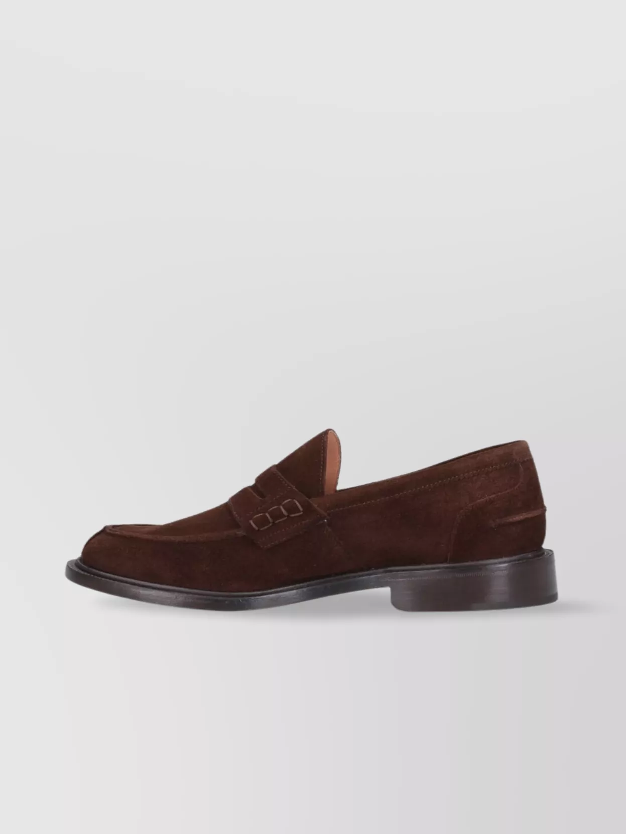 Tricker's Loafers With Round Toe And Suede Finish
