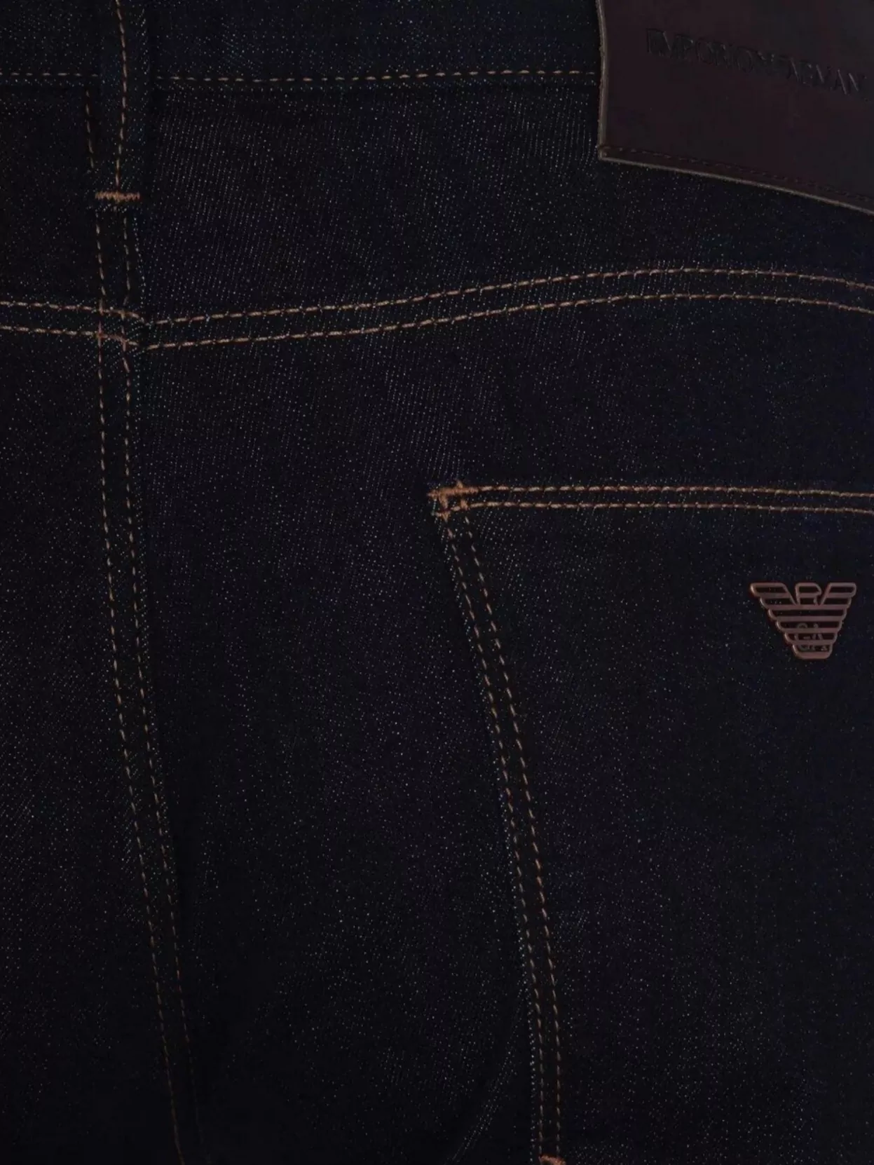Emporio Armani Five Pocket Trousers Contrast Stitching