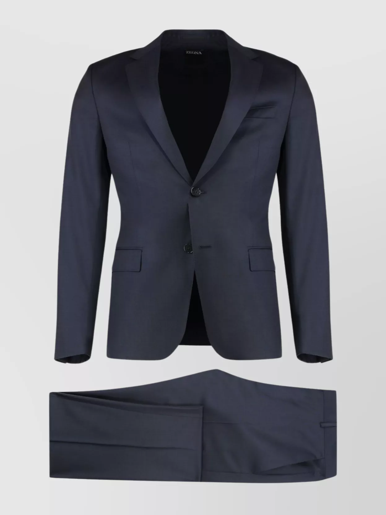 Zegna Tailored Two-Piece Wool Suit