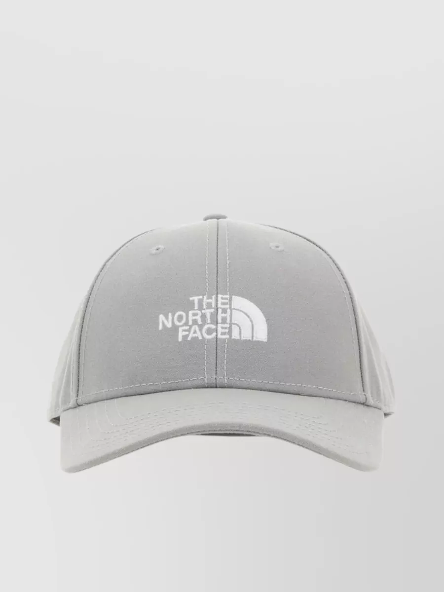 Shop The North Face Polyester Baseball Cap With Curved Visor And Ventilation Holes In Grey