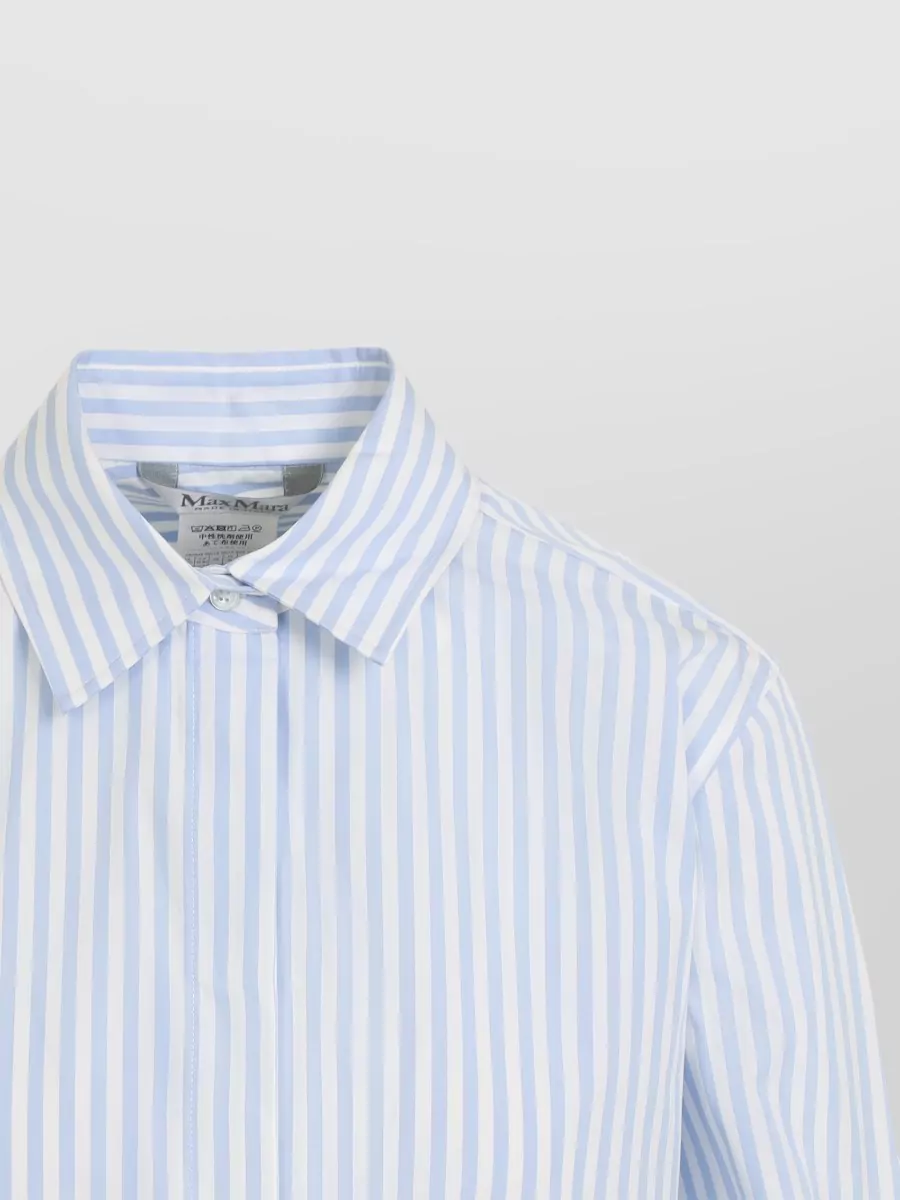 Max Mara Striped Cotton Shirt