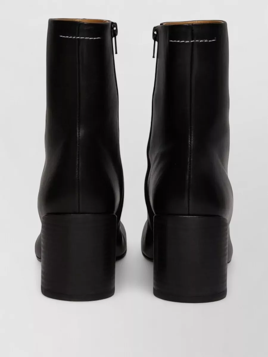 Mm6 Maison Margiela Leather Ankle Boots