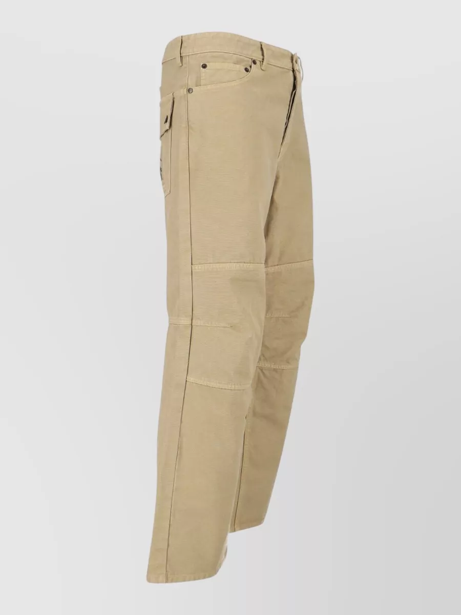 Burberry Cotton Wide-Leg Trousers