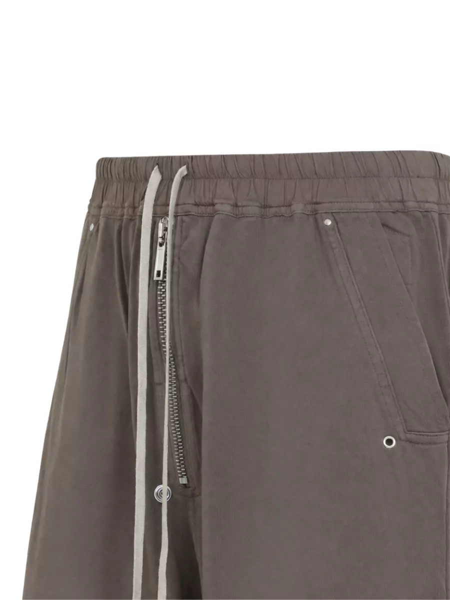 Rick Owens Drkshdw Cotton Oversized Wide-Leg Shorts