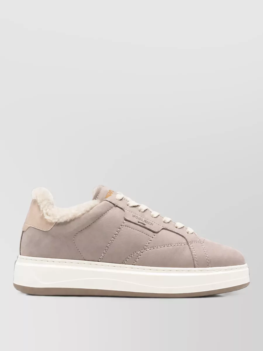 Woolrich Leather Low-Top Sneakers