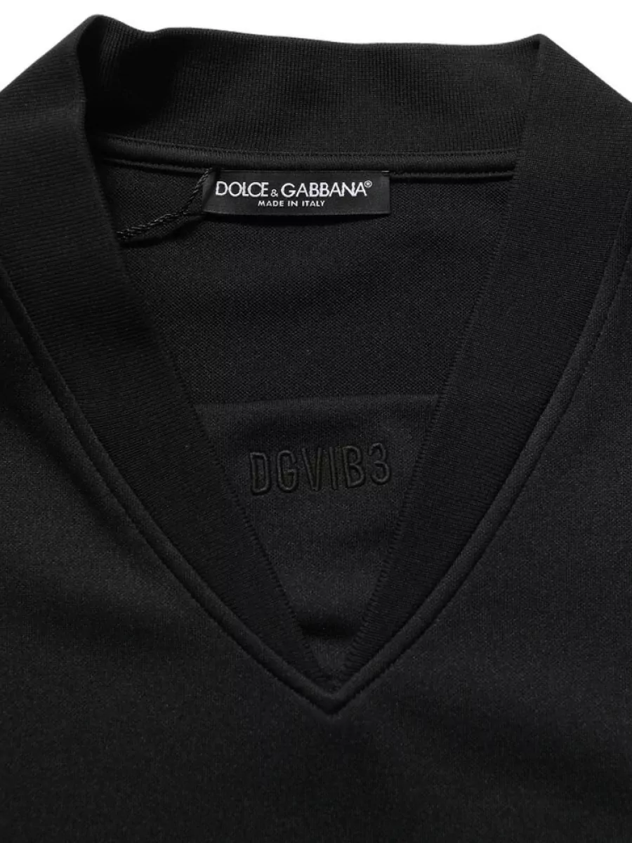 Dolce&Gabbana Polyester Oversized Polo Shirt