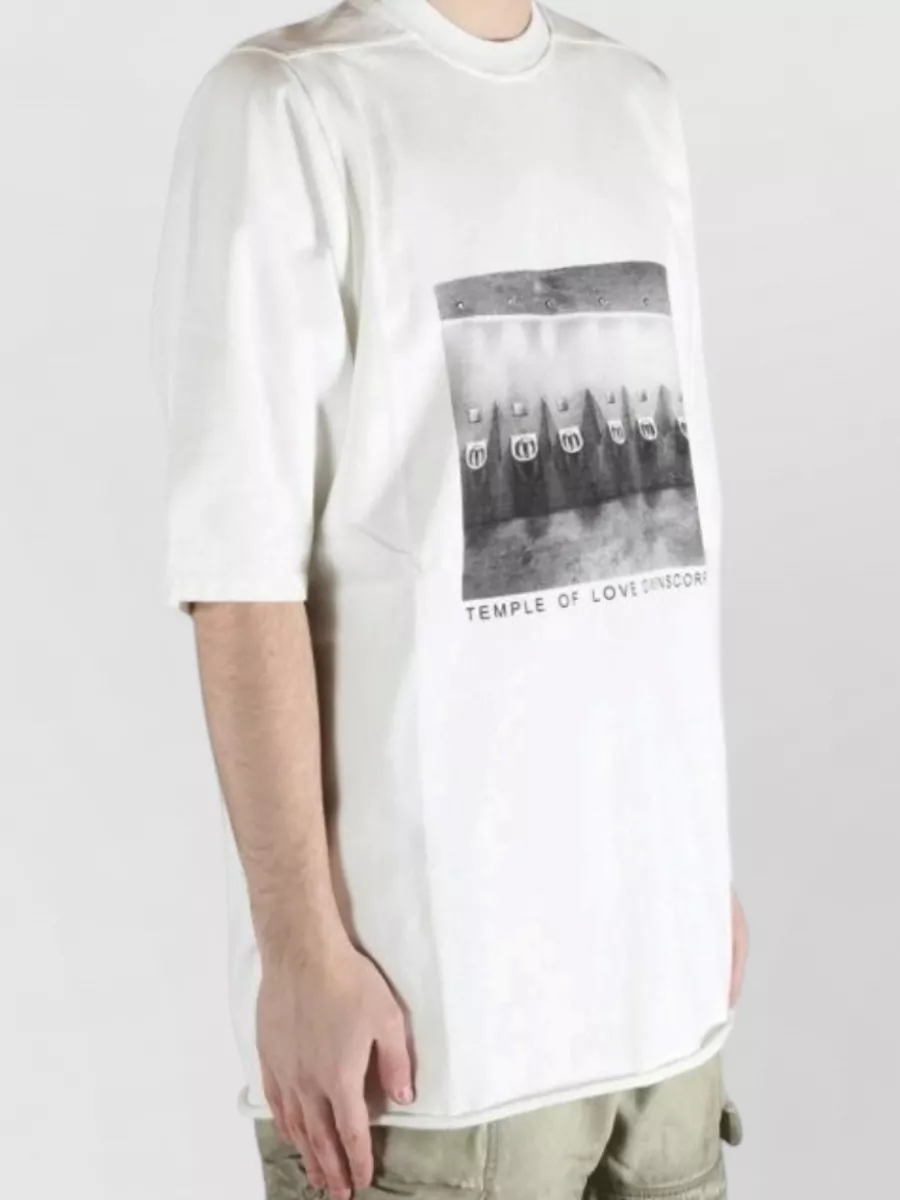 Rick Owens Cotton Jumbo Short-Sleeve T-Shirt