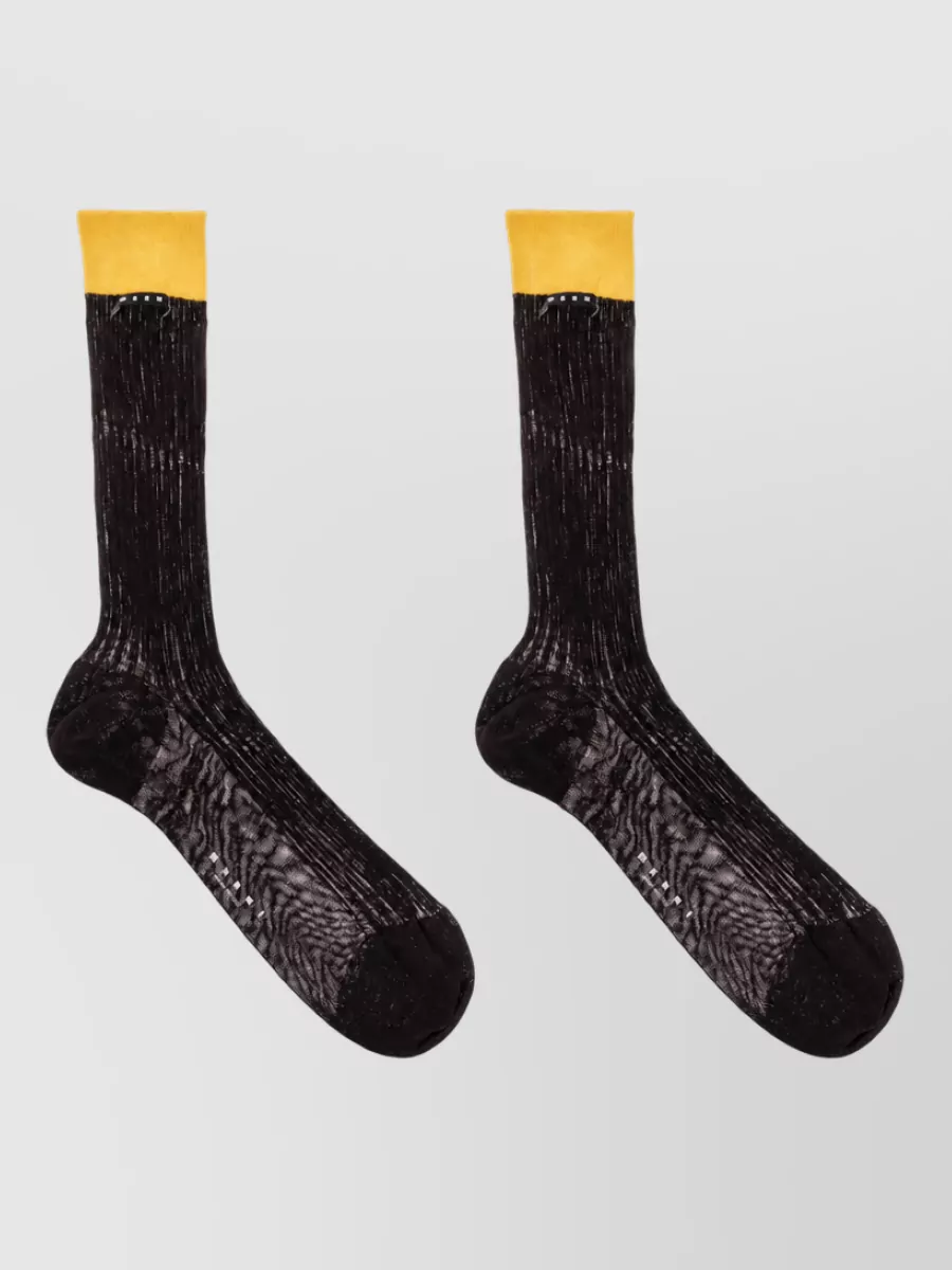 Marni ribbed cotton mid-calf socks