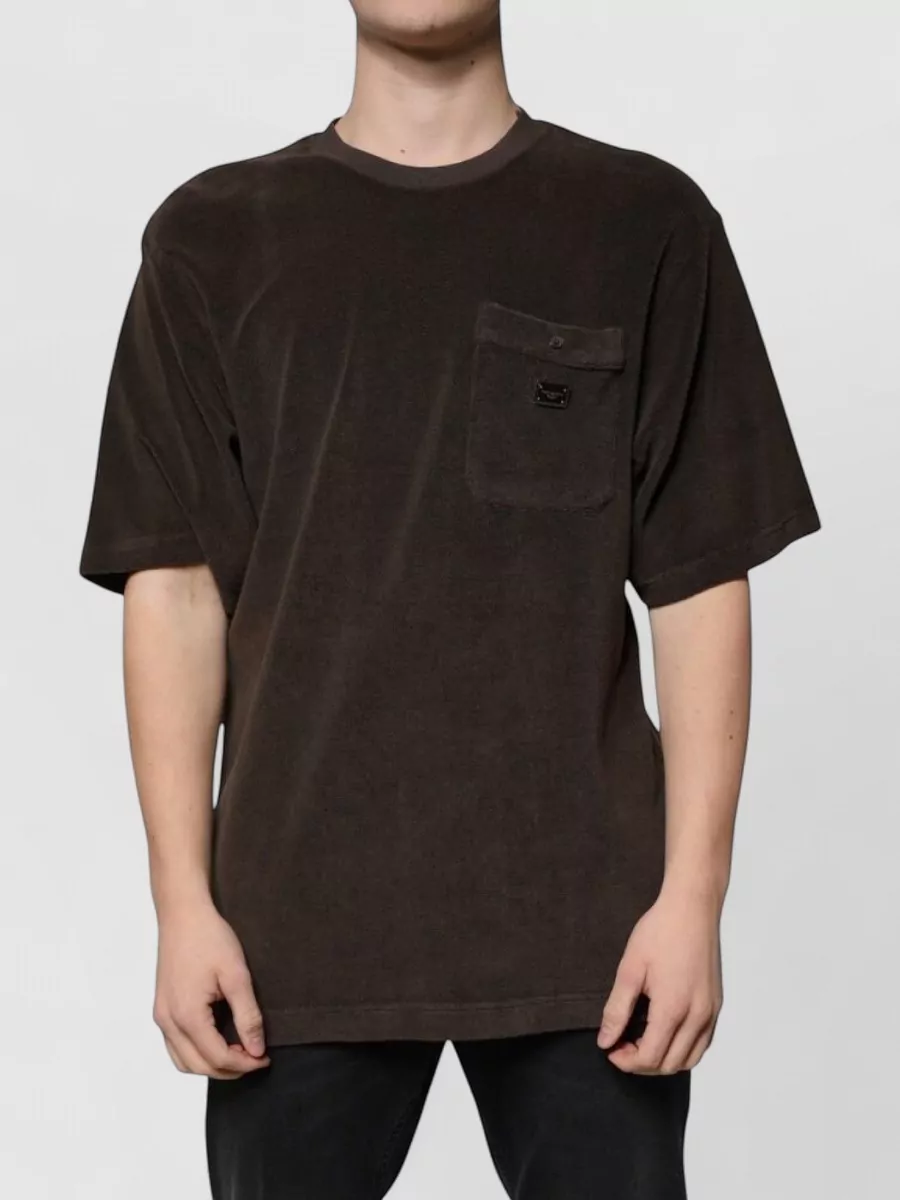 Dolce&Gabbana Cotton crew neck short sleeve t-shirt