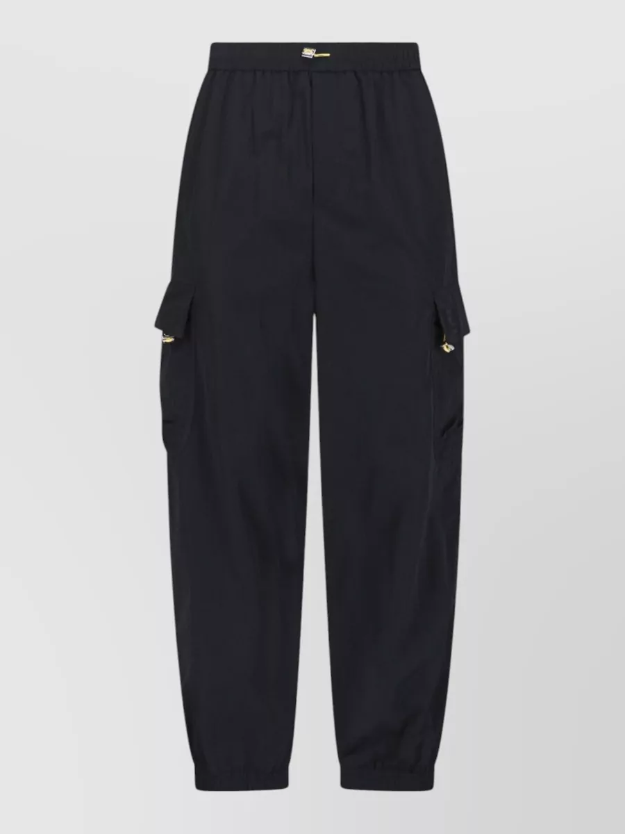 Fendi nylon straight-leg cargo track pants