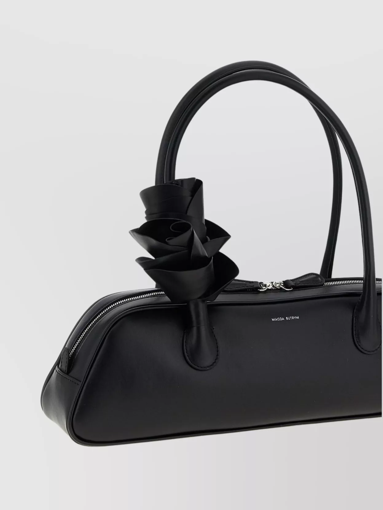 Magda Butrym Floral Detail Shoulder Bag With Top Handle