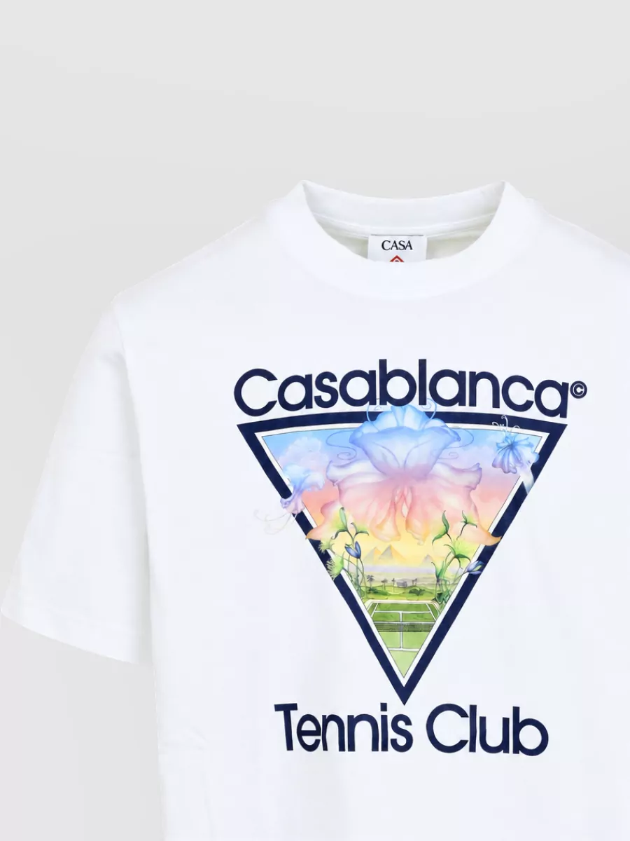 Casablanca Printed Classic T-Shirt