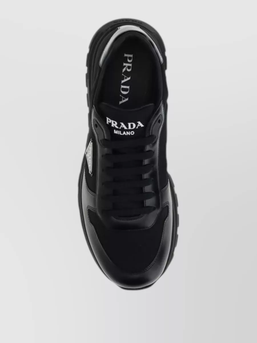 Prada Recycled Polyamide Low-Top Sneakers