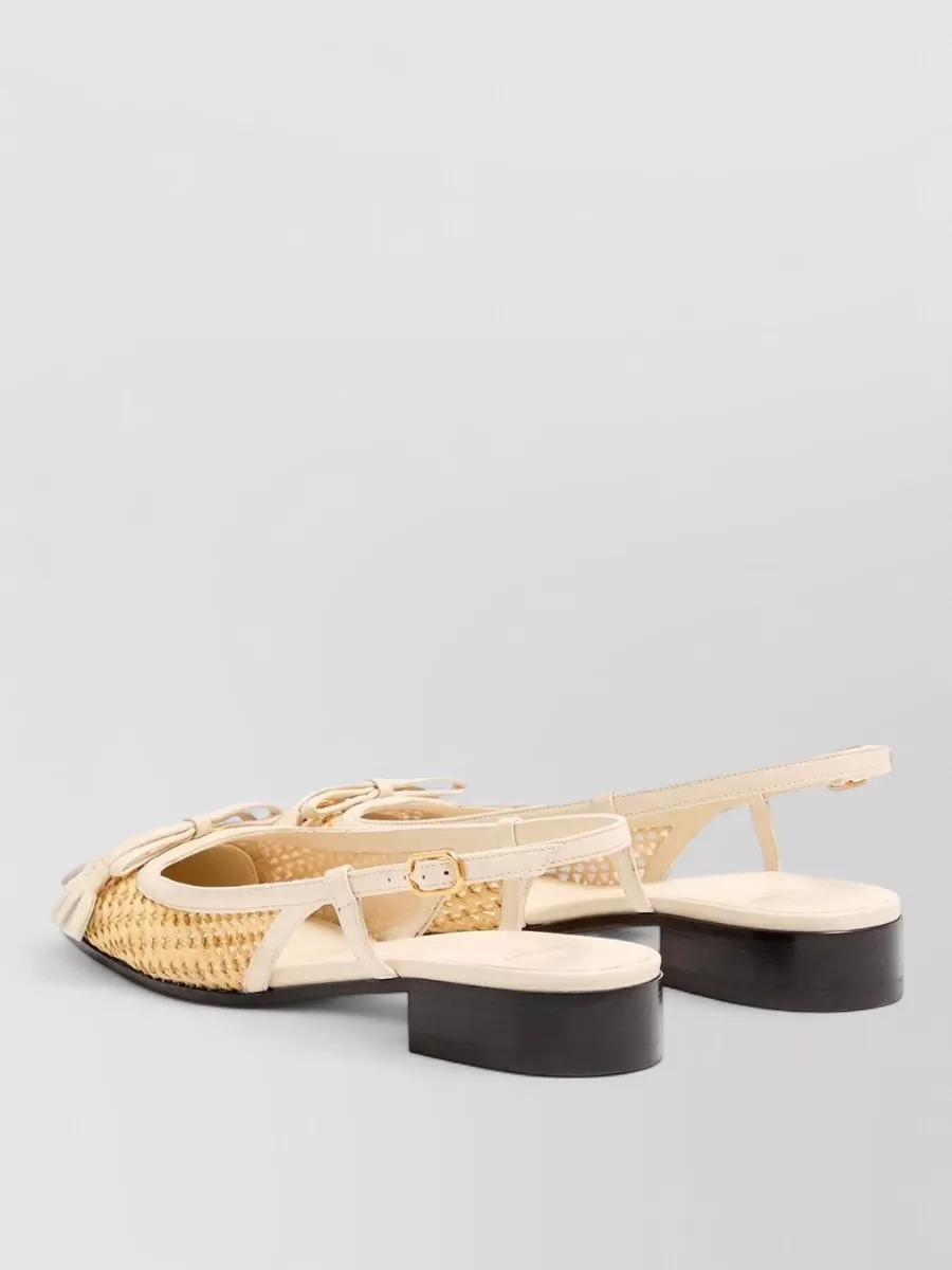 Valentino Garavani Leather Slingback Ballerinas