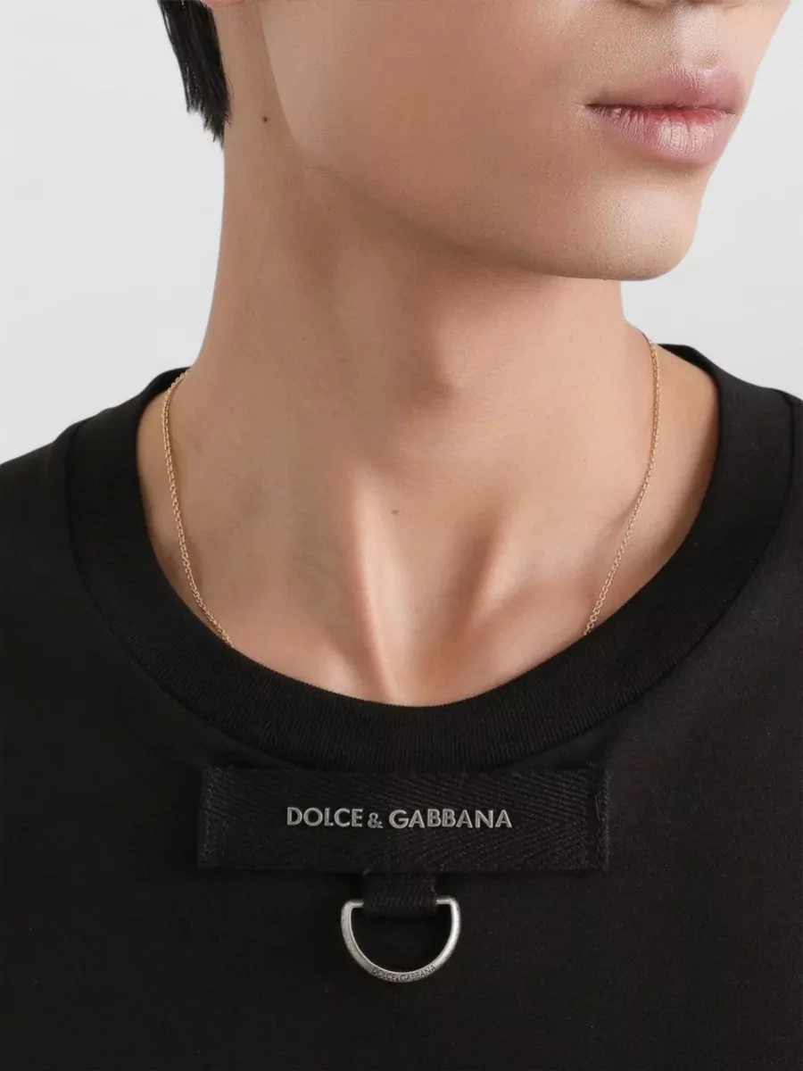 Dolce&Gabbana T Shirt Round Neck Short Sleeves D Ring
