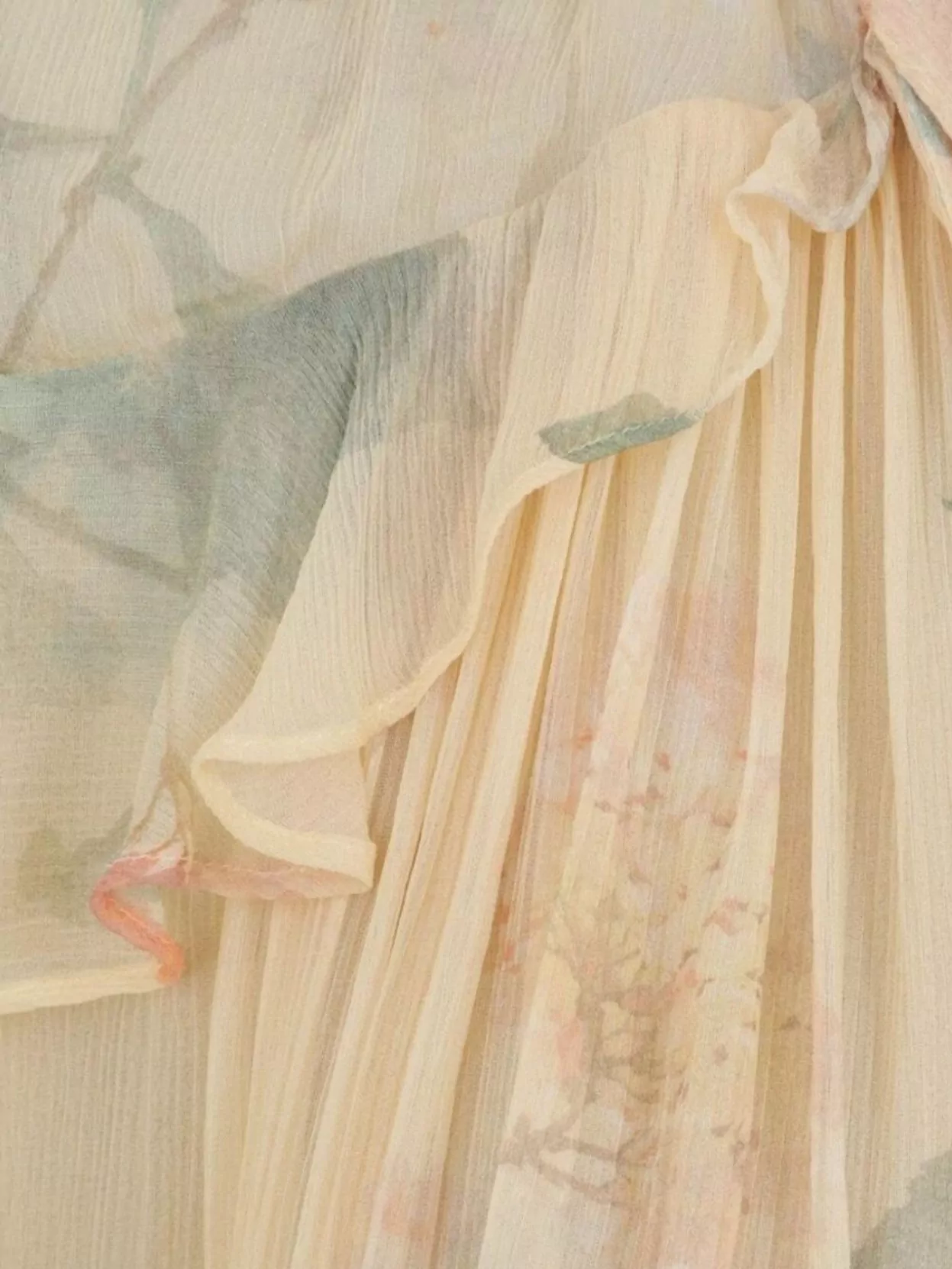 Zimmermann Sheer Floral Print V-Neck Blouse