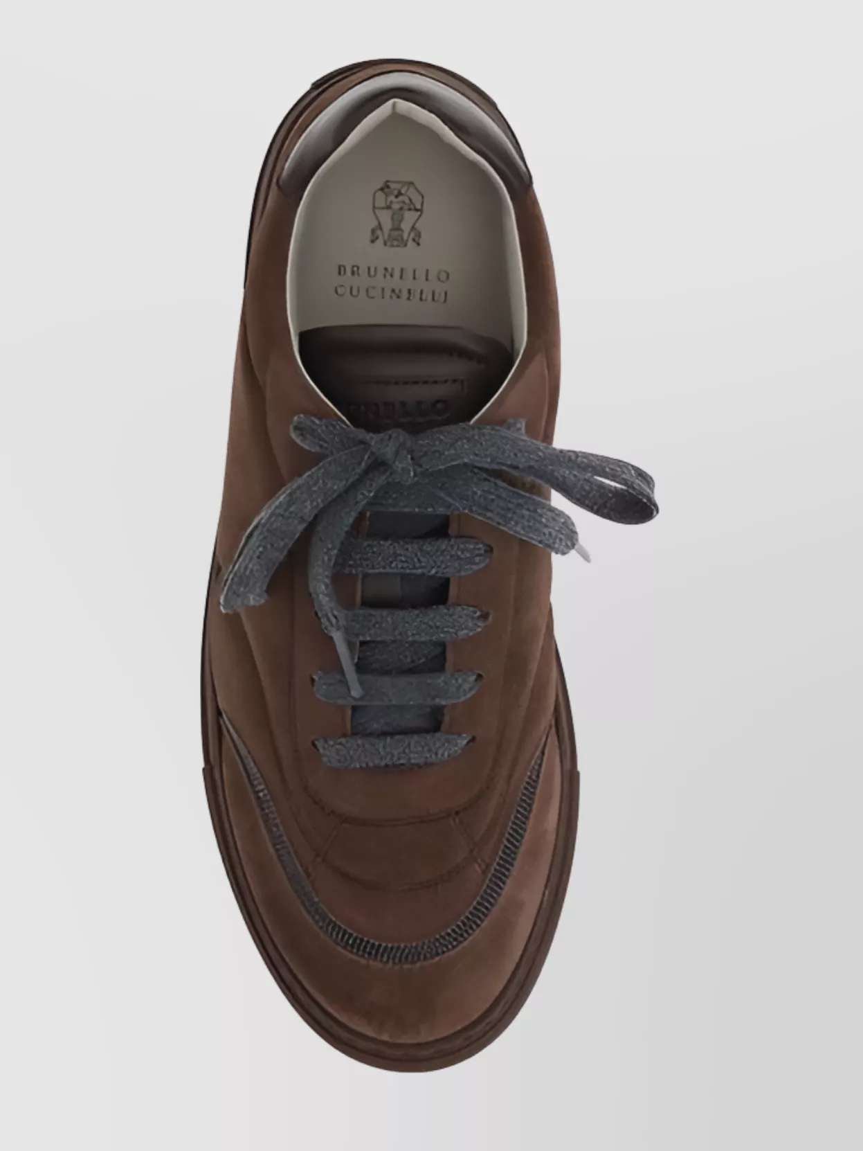スニーカー BRUNELLO CUCINELLI Jewel sneakers Brown Brunello Cucinelli Jewel embellished suede sneakers | The
