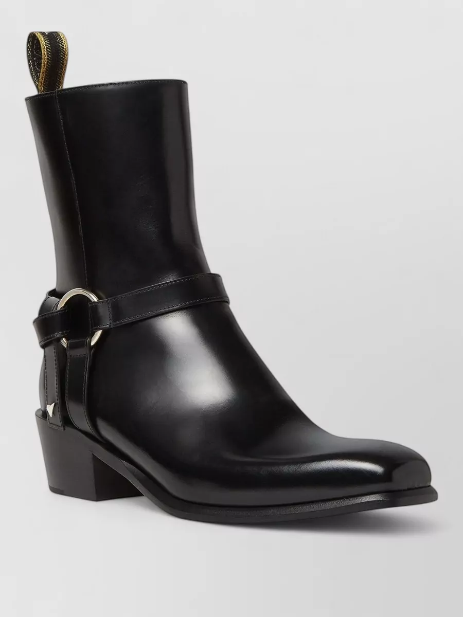 Fendi Leather Ankle Boots