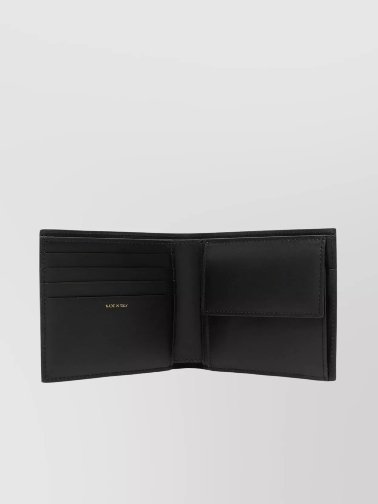 Paul Smith Leather Folded Wallet With Vertical Stripe