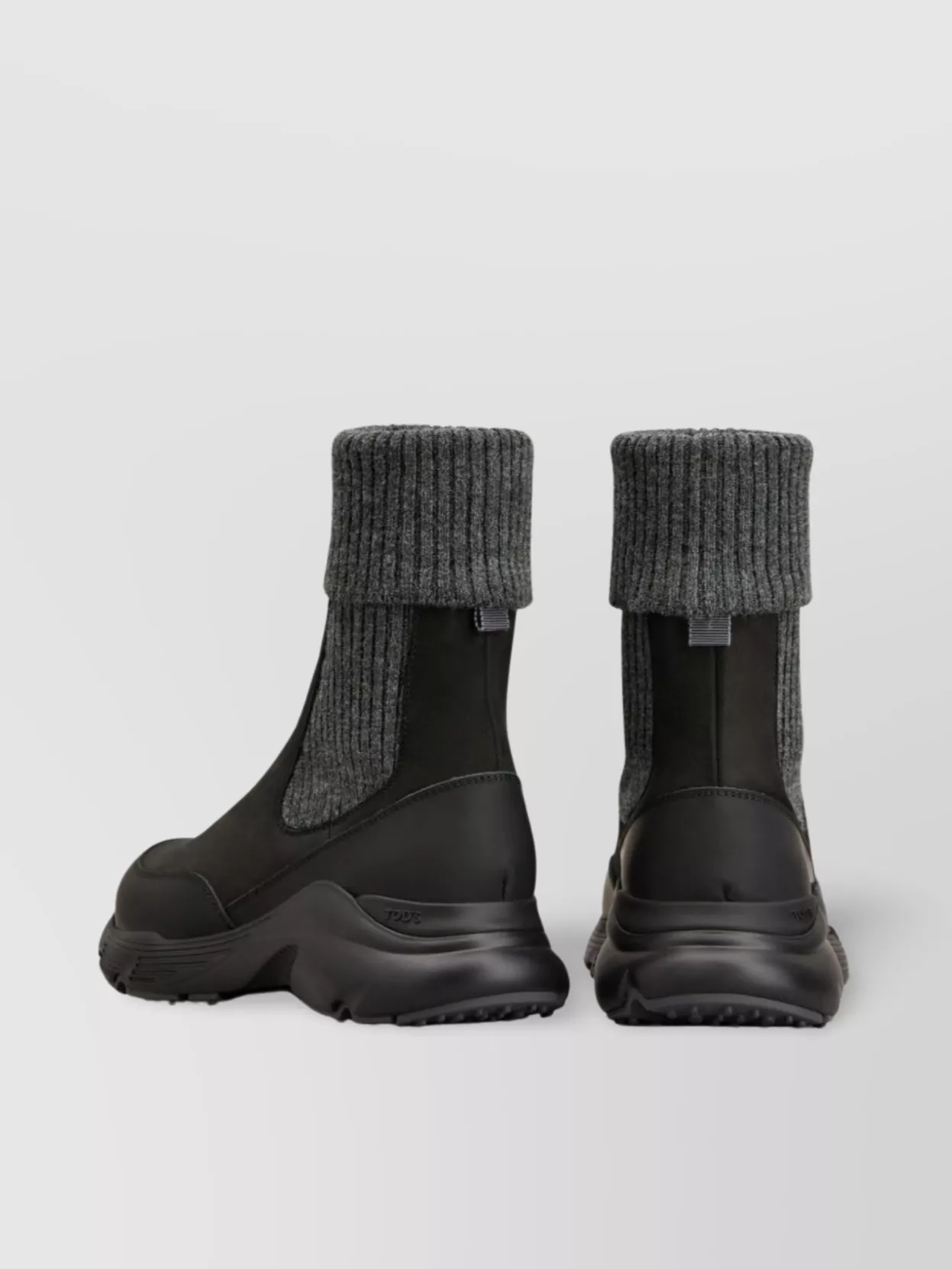 Tod's Chunky Rubber Sole Ankle Boots