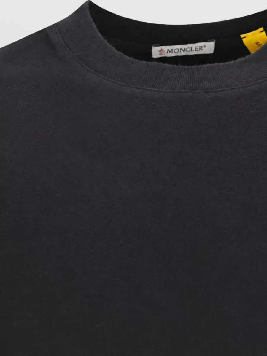 Moncler Logo Print Cotton Short Sleeve T-Shirt