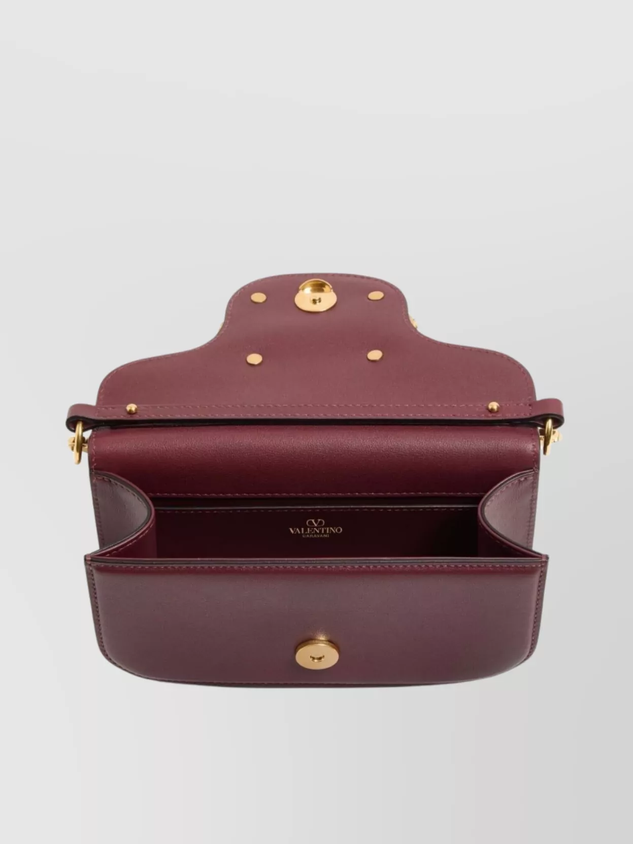 Valentino Garavani Small Leather Shoulder Bag With Chain Strap