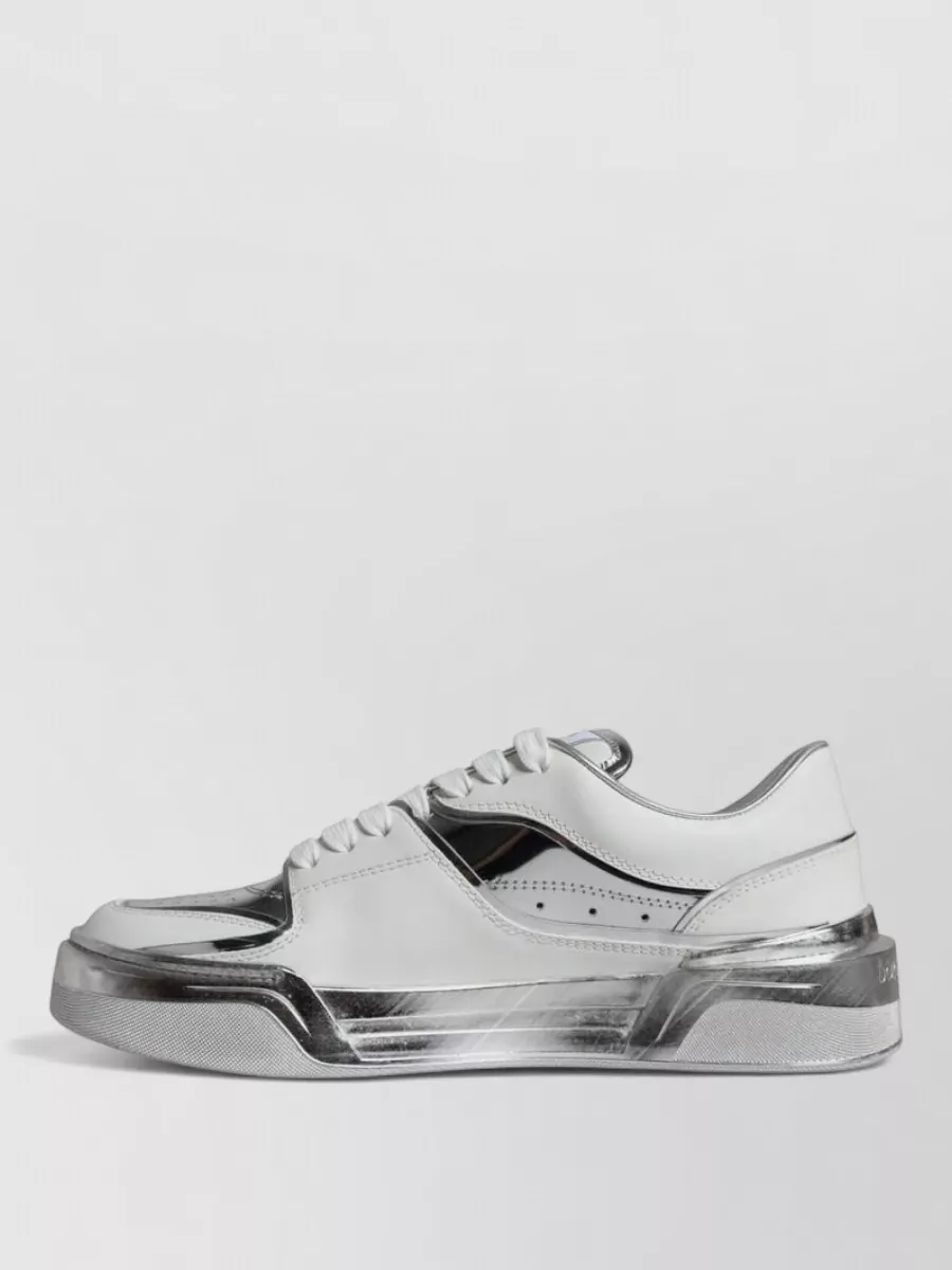 Dolce&Gabbana Leather Low-Top Sneakers