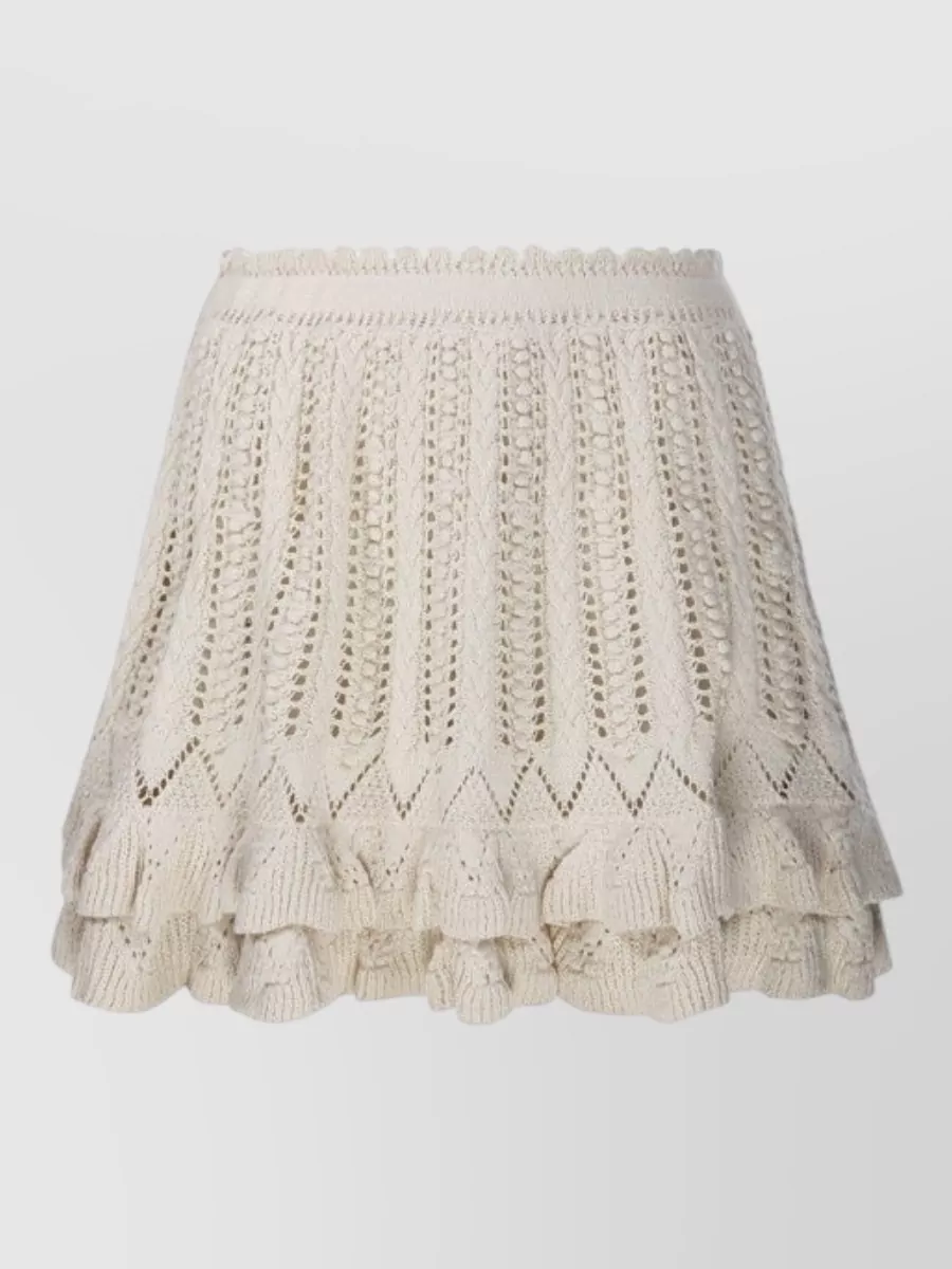 Isabel Marant Etoile cotton a-line skirt
