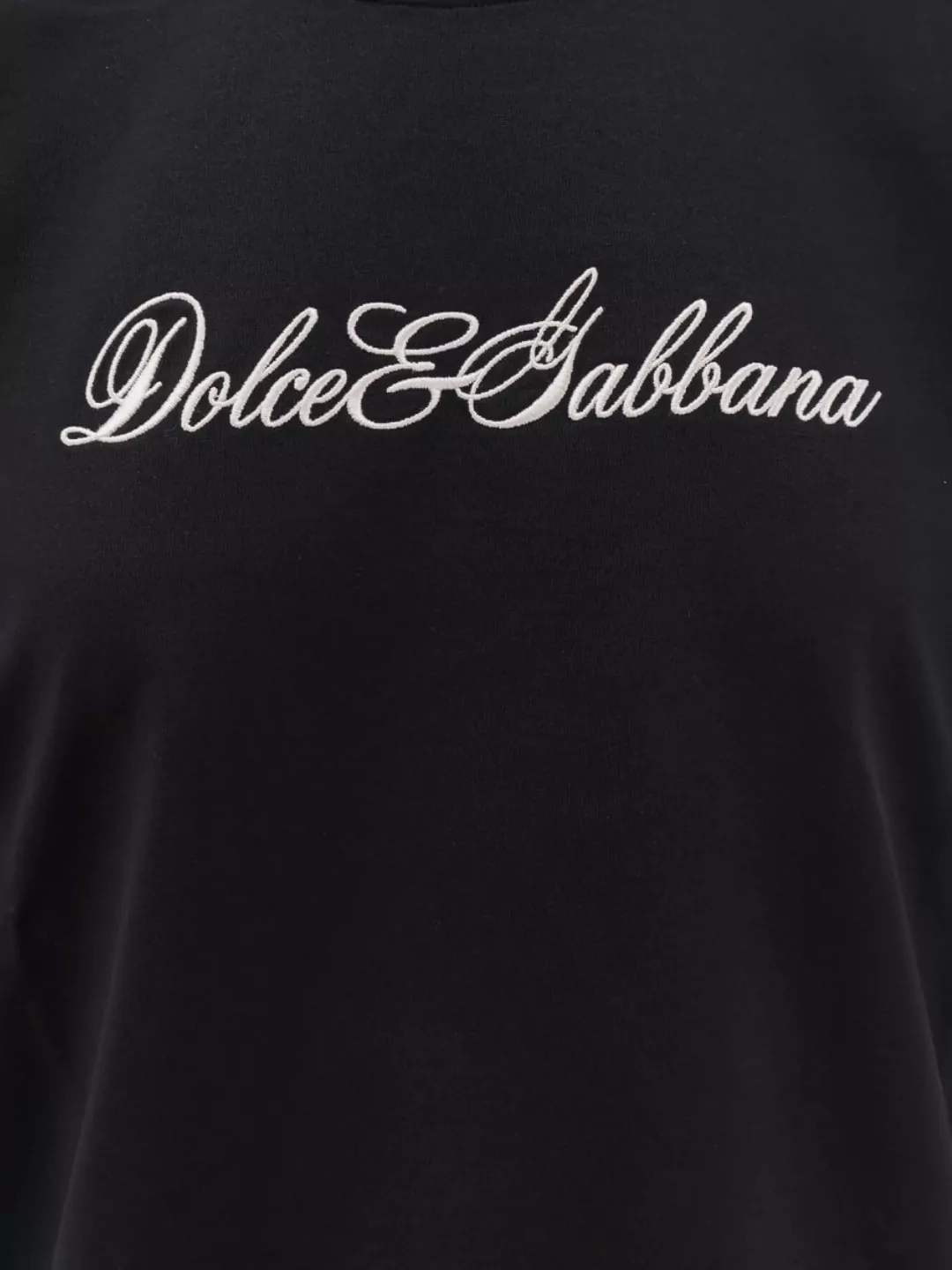 Dolce&Gabbana Lace Detail Cotton T-Shirt