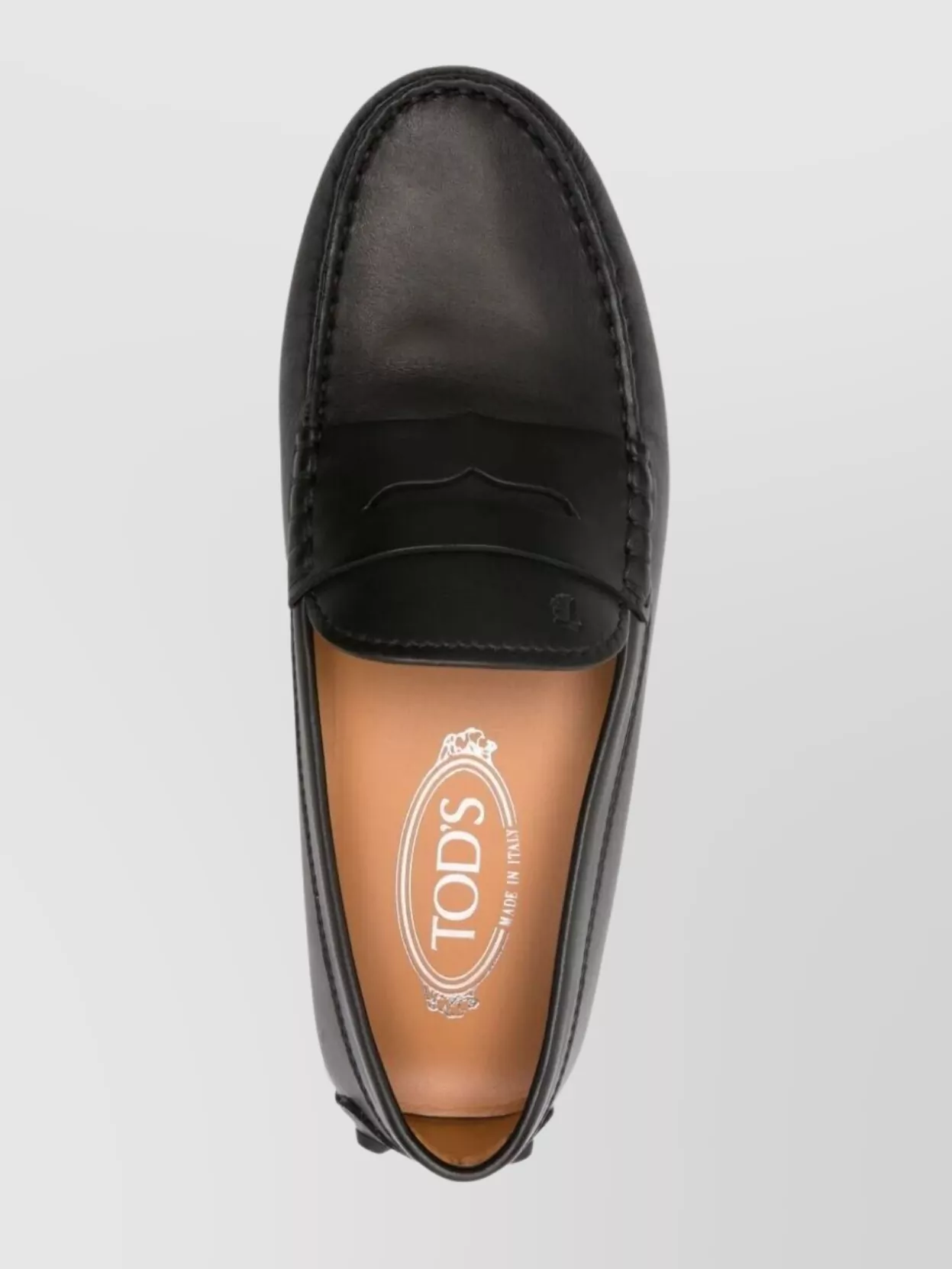Tod's Bubble Gommino Penny Strap Loafers In Grey