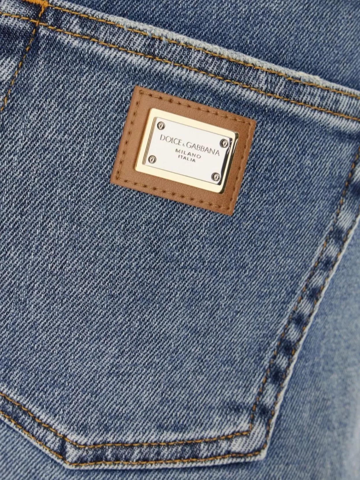 Dolce & Gabbana Denim Shorts With Back Pockets And Belt Loops In Blue