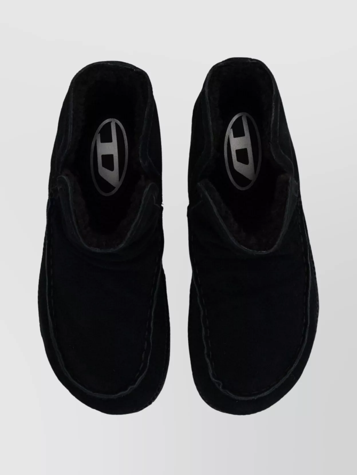 Diesel Ankle Boots With Textured Sole And Stitching