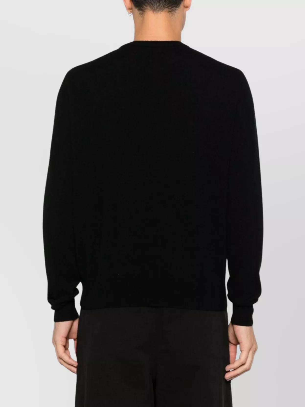 Entire Studios Long Sleeve Crew Neck Sweater With Ribbed Cuffs