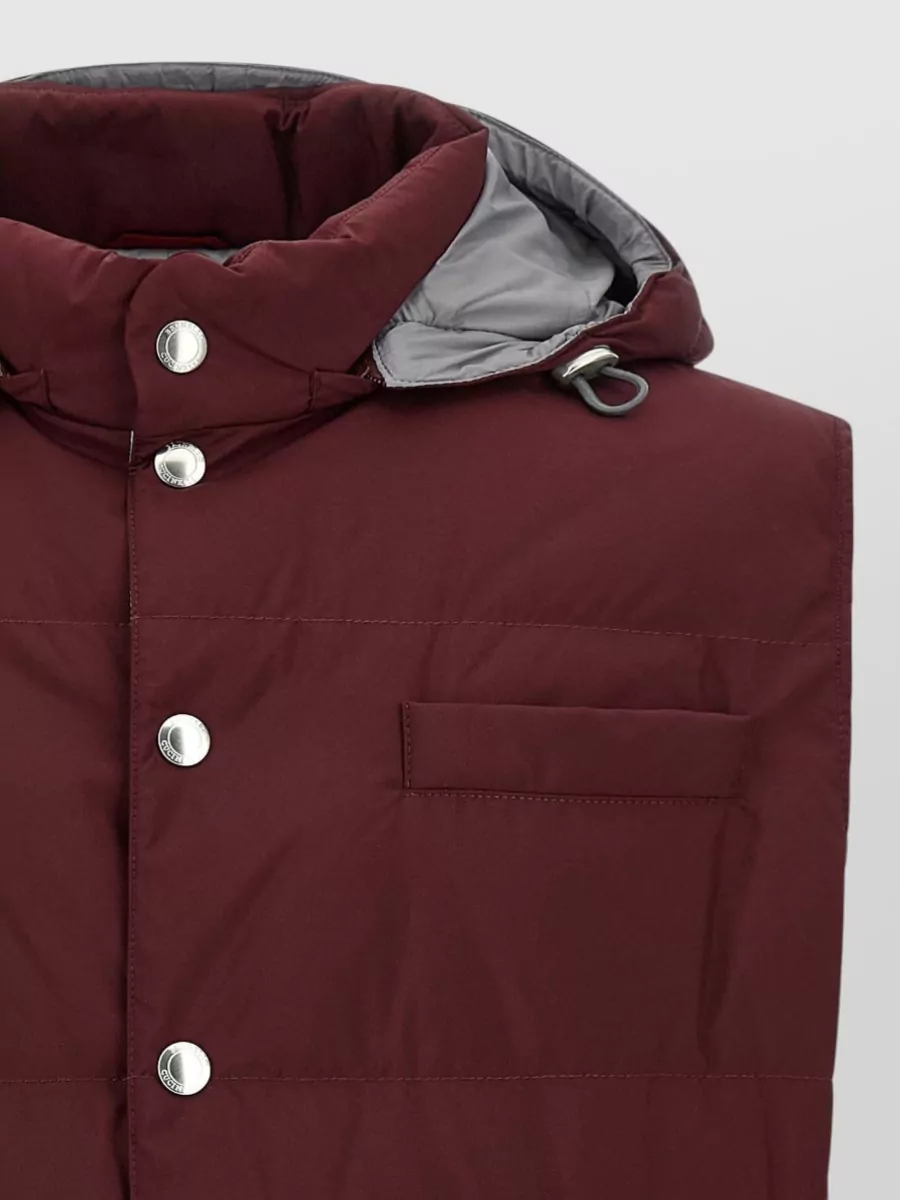 Brunello Cucinelli Padded Hooded Sleeveless Gilet
