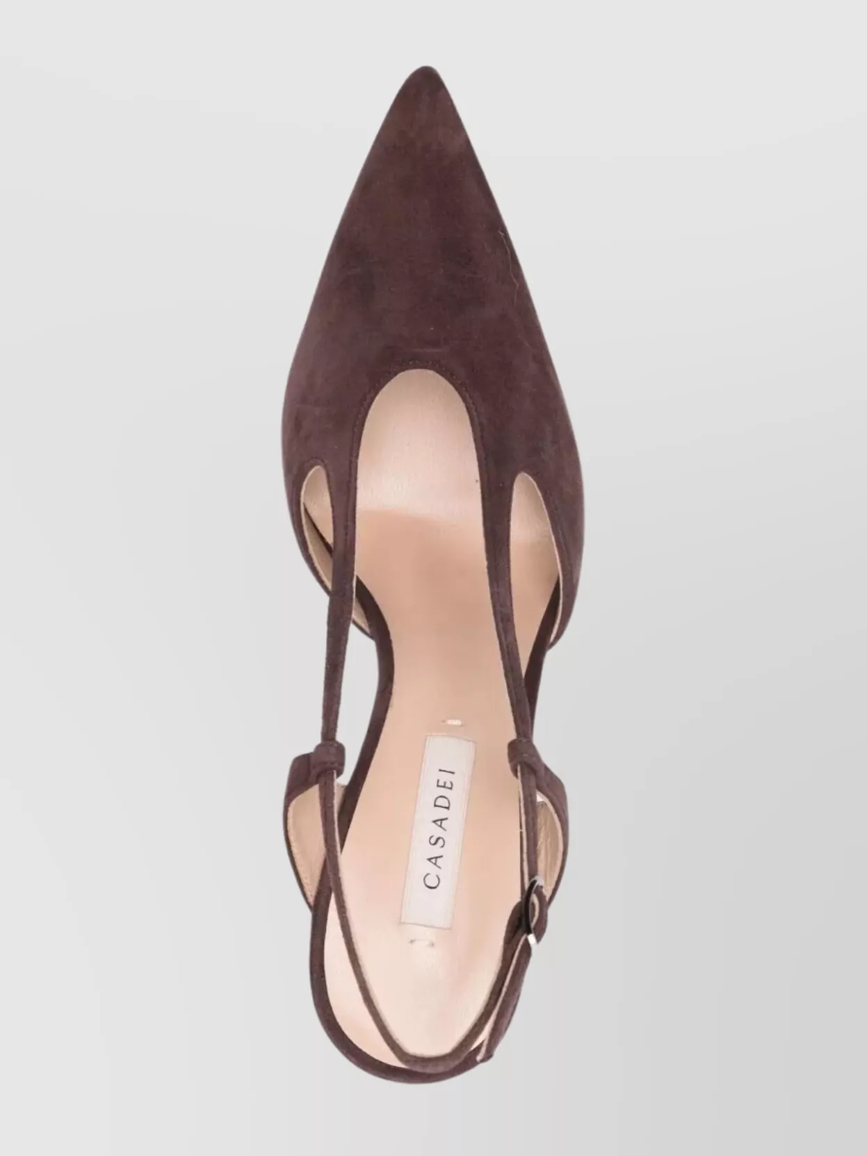 Casadei Pointed Toe Suede Sling Back Pumps