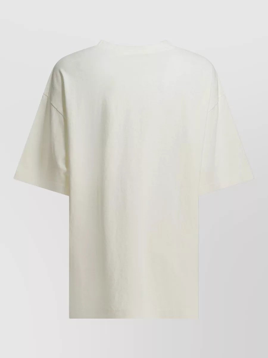 Acne Studios Oversized Crew Neck Graphic Print T Shirt