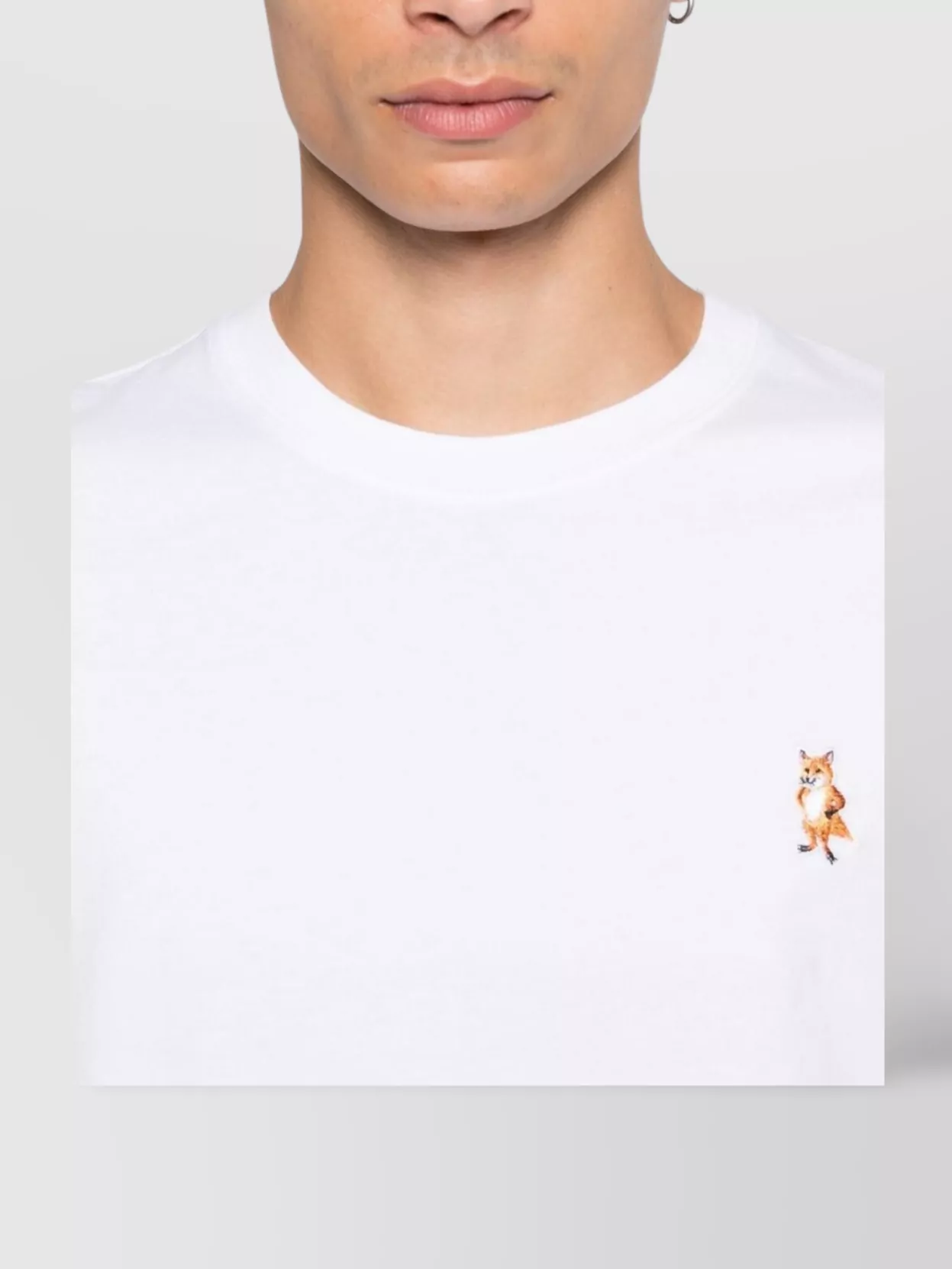 Maison Kitsuné Fox Standing Cotton T-Shirt