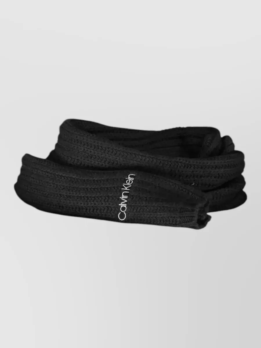 Calvin Klein Ribbed Scarf