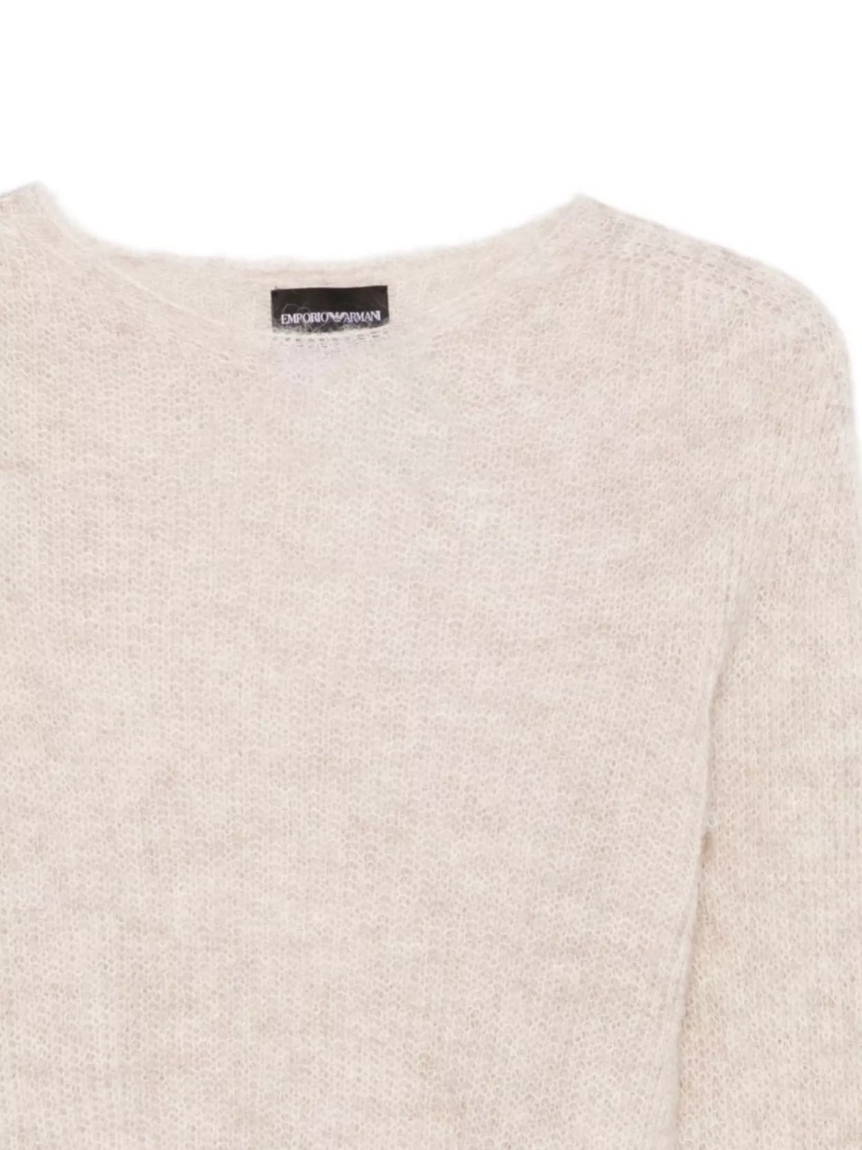 Emporio Armani Soft Knitwear Long Sleeve Round Neck