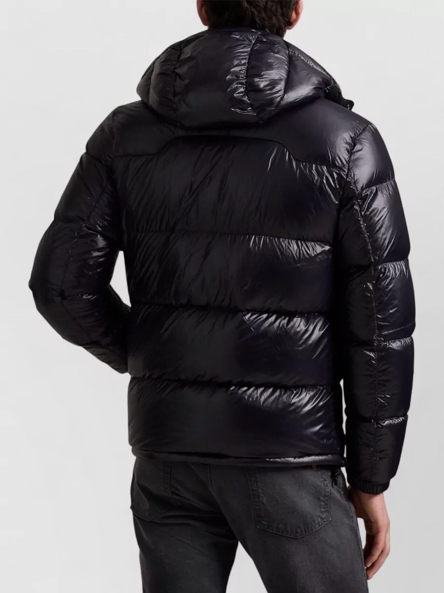 Ralph Lauren Quilted Hooded Bomber Jacket Zip Pockets