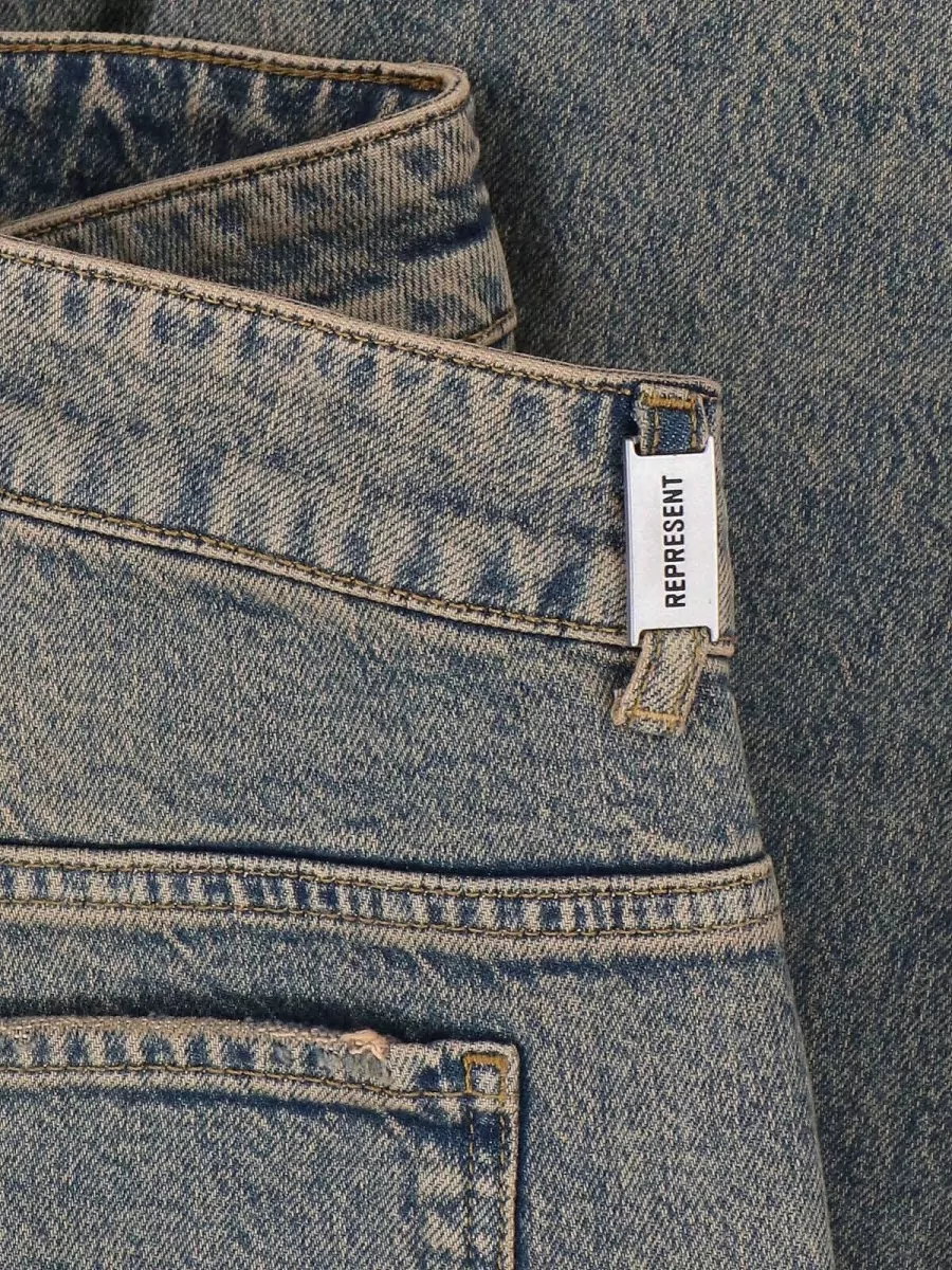 Represent Straight Leg Trousers With Belt Loops And Pockets