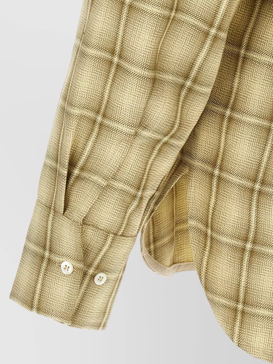 Séfr Checked Long-Sleeve Shirt
