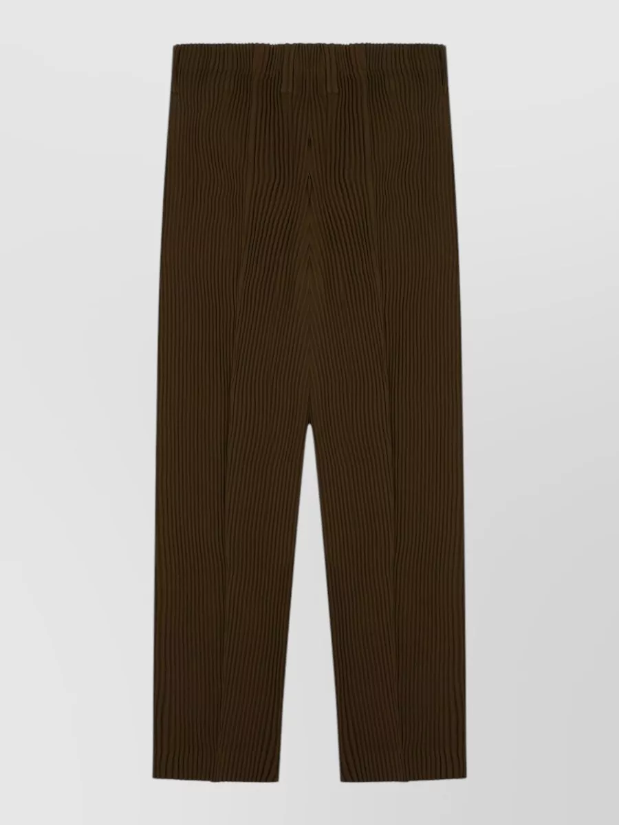 Homme Plisse Issey Miyake Pleated straight-leg trousers