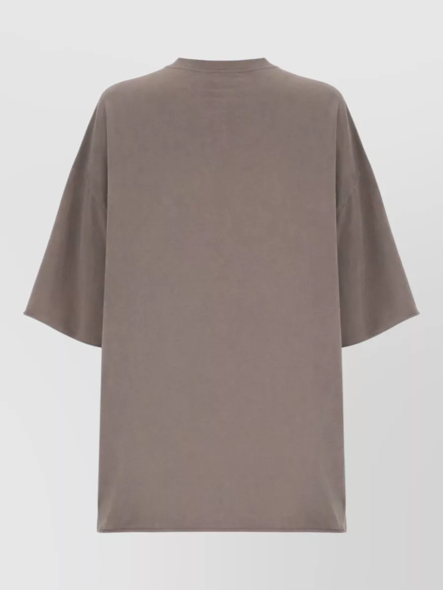 Rick Owens Tommy T Oversized Crew Neck Top