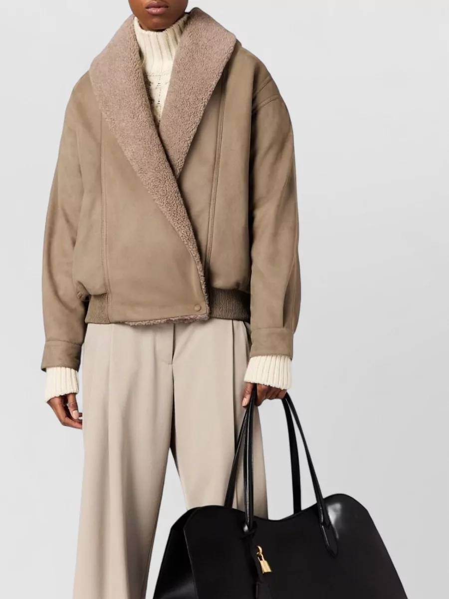 Stella Mccartney Faux Leather Oversized Coat