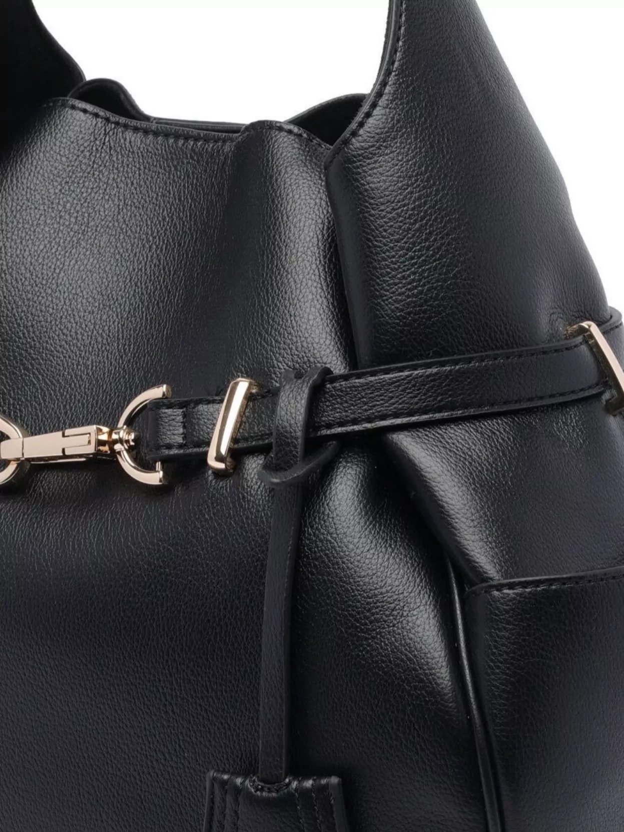 Liu •jo Liu Jo Black Shoulder Bag With Charm
